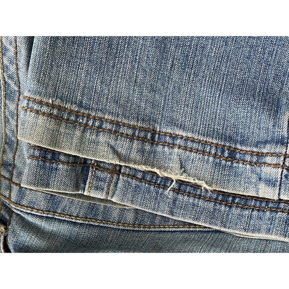 Vintage Y2K LEI Ultra Low Rise Jeans Size 11 Blue Stretch Ashley Mall Era Bratz - Picture 10 of 11